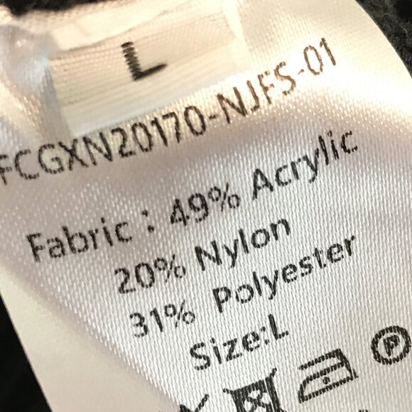 Black Ribbed Fall Skirt Set  Ribbed Sweater and Mini Skirt L - Picture 15 of 15